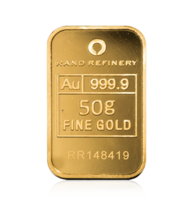 50 GRAM Minted Gold Bar