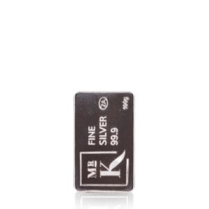 100 GRAM Casted Silver Bar